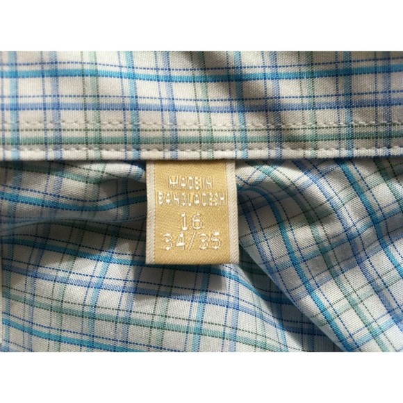 MICHAEL KORS MENS NEW WHITE 100%COTTON DRESS SHIRT REGULAR FIT SIZE:16/34-35 - Picture 5 of 5